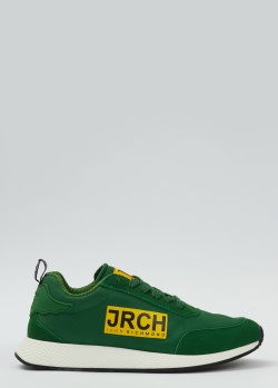 Зелені кросівки John Richmond з логотипом, фото