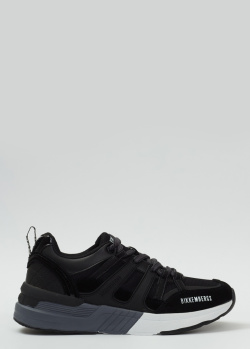 Кросівки на шнурівці Bikkembergs чорного кольору, фото