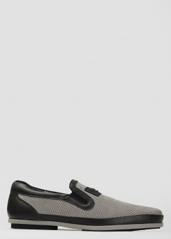 Замшевые туфли Gianfranco Butteri серого цвета, фото
