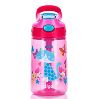 Пляшка дитяча Contigo Gizmo Flip рожевого кольору 420 мл, фото