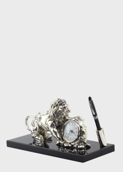 Настільний годинник ArtBe з фігурою лева, фото
