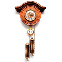 Настінний годинник Capanni з гирьовою системою, фото