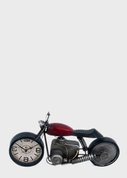 Настільний годинник Loft Clocks & Co Red Bike у вигляді мотоцикла, фото