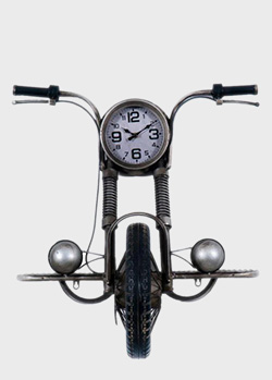 Годинник у вигляді мотоцикла Loft Clocks & Co Davids настінні, фото