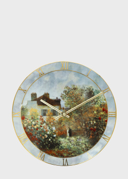 Порцеляновий настінний годинник Goebel Artis Orbis Claude Monet The Artists House 31см, фото