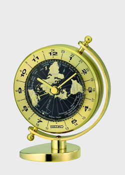 Настольные часы из латуни Seiko, фото