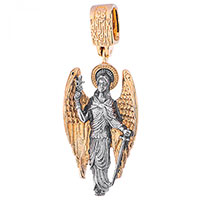 Підвіска зі срібла Ангел у позолоті, фото