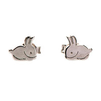 Сережки Nomination Adorable зі сталі у вигляді кроликів, фото