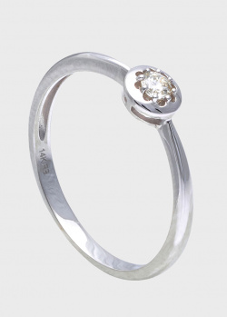 Кольцо Roberto Bravo Diamond Love-N с белым бриллиантом, фото