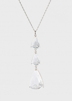Колье Lalique Ice Light с подвеской из прозрачного хрусталя, фото