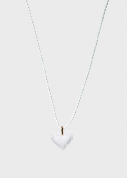 Колье с прозрачным сердцем Lalique Amoureuse, фото