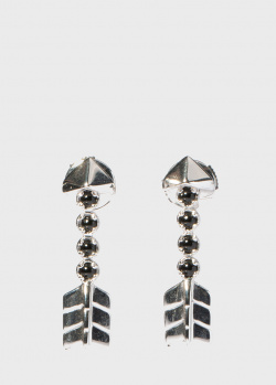 Сережки-гвоздики Lalique Fleche d'Eros у формі стріли, фото