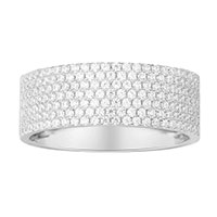 Широкое кольцо APM Monaco Limited Edition серебристого цвета, фото
