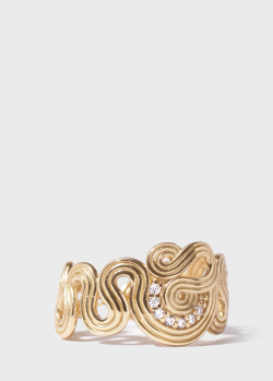 Широкое кольцо Misis Hermitage с циркониями, фото