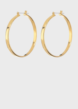 Крупные кольца Luv Aj Celine из позолоченной латуни, фото