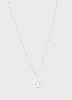 Цепочка с кулоном Misis Орхидея из серебра, фото