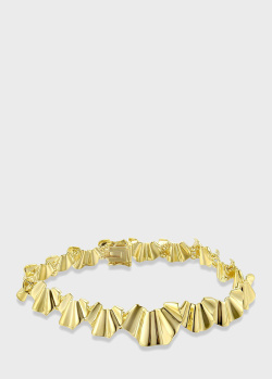 Фактурный браслет Lurie Jewelry из желтого золота, фото