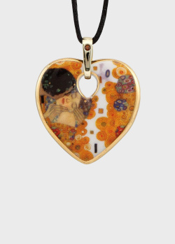 Подвеска-сердце Goebel Artis Orbis Gustav Klimt The Kiss, фото