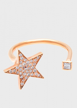 Кольцо Roberto Bravo Diamond Love со звездой с бриллиантами, фото
