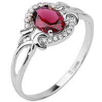 Золотое кольцо с розовым турмалином, фото