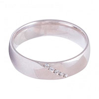 Обручальное кольцо Roberto Bravo Amore Infinito с бриллиантами , фото