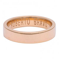 Обручальное кольцо Roberto Bravo Amore Infinito из желтого золота , фото