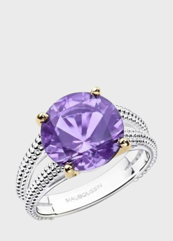 Перстень Mauboussin Chanson d'Amour з фіолетовим аметистом, фото