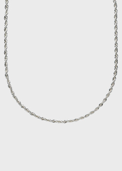 Срібний ланцюжок Crystal Haze Rope Chain, фото
