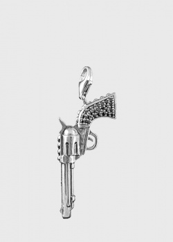 Кулон с цирконами Thomas Sabo в виде револьвера, фото
