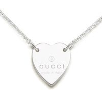 Подвеска Gucci из серебра Trademark heart, фото