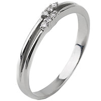 Помолвочное кольцо с белыми бриллиантом, фото