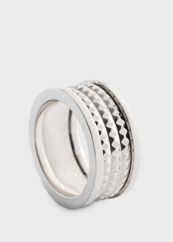 Широкое кольцо Gina с фактурным узором, фото
