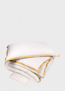 Постельное белье La Perla Home Hellen Duvet Cover с золотистой окантовкой (2-спальное евро), фото
