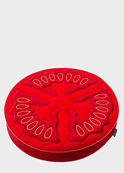 Подушка Seletti Tomato красного цвета, фото