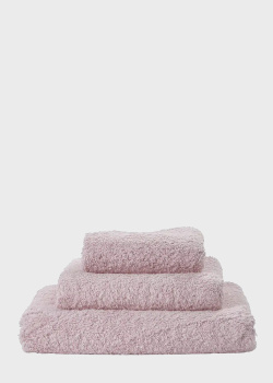 Светло-розовое полотенце Abyss & Habidecor Super Pile 30х30см, фото