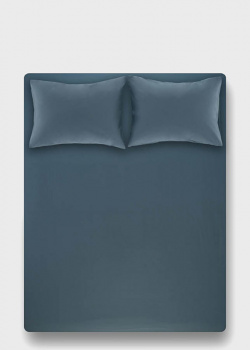Комплект из простыни с наволочками Penelope Laura серого цвета (2-спальный), фото