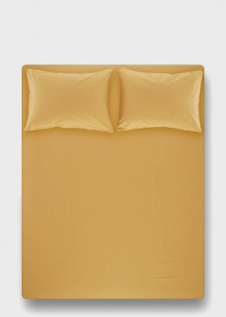 Простынь с наволочками Penelope Laura желтого цвета (2-спальное), фото
