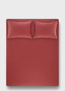Красный комплект Penelope Laura простынь с наволочками (1-спальный), фото