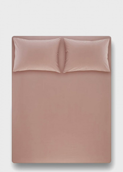 Набор из простыни с наволочками Penelope Laura розового цвета (2-спальный), фото