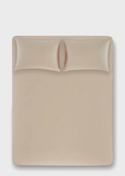 Простынь с наволочками Penelope Stella бежевого цвета (2-спальное), фото