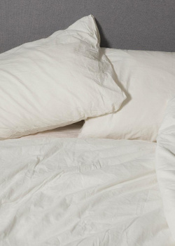 Комплект постільної білизни Home me Чумацький шлях білого кольору (2-спальний євро extra size), фото