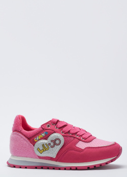 Дитячі рожеві кросівки Wonder на шнурівці, фото