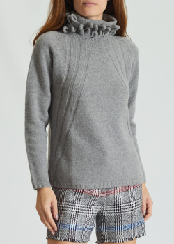 Серый свитер Tabaroni Cashmere из мериносовой шерсти с кашемиром, фото