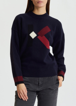 Вязаный свитер Kenzo с логотипом, фото