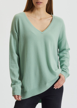 Кашемировый пуловер Dorothee Schumacher мятного цвета, фото