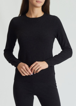 Кашемировый джемпер Polo Ralph Lauren темно-серого цвета, фото
