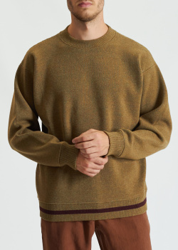 Кашемировый свитер Loro Piana с рубчиками на манжетах, фото