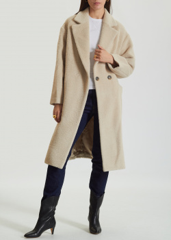 Шерстяное пальто Beatrice.B с объемными карманами, фото
