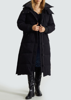 Стеганое пальто Yves Salomon из смесовой шерсти, фото
