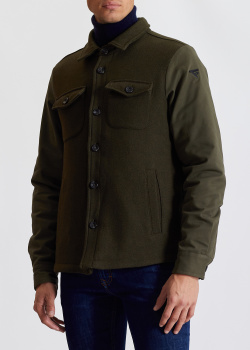 Куртка-рубашка Fred Mello цвета хаки, фото